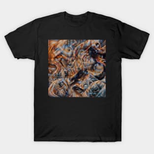 Interlocking Abstract Geometric Figures Dimensions T-Shirt